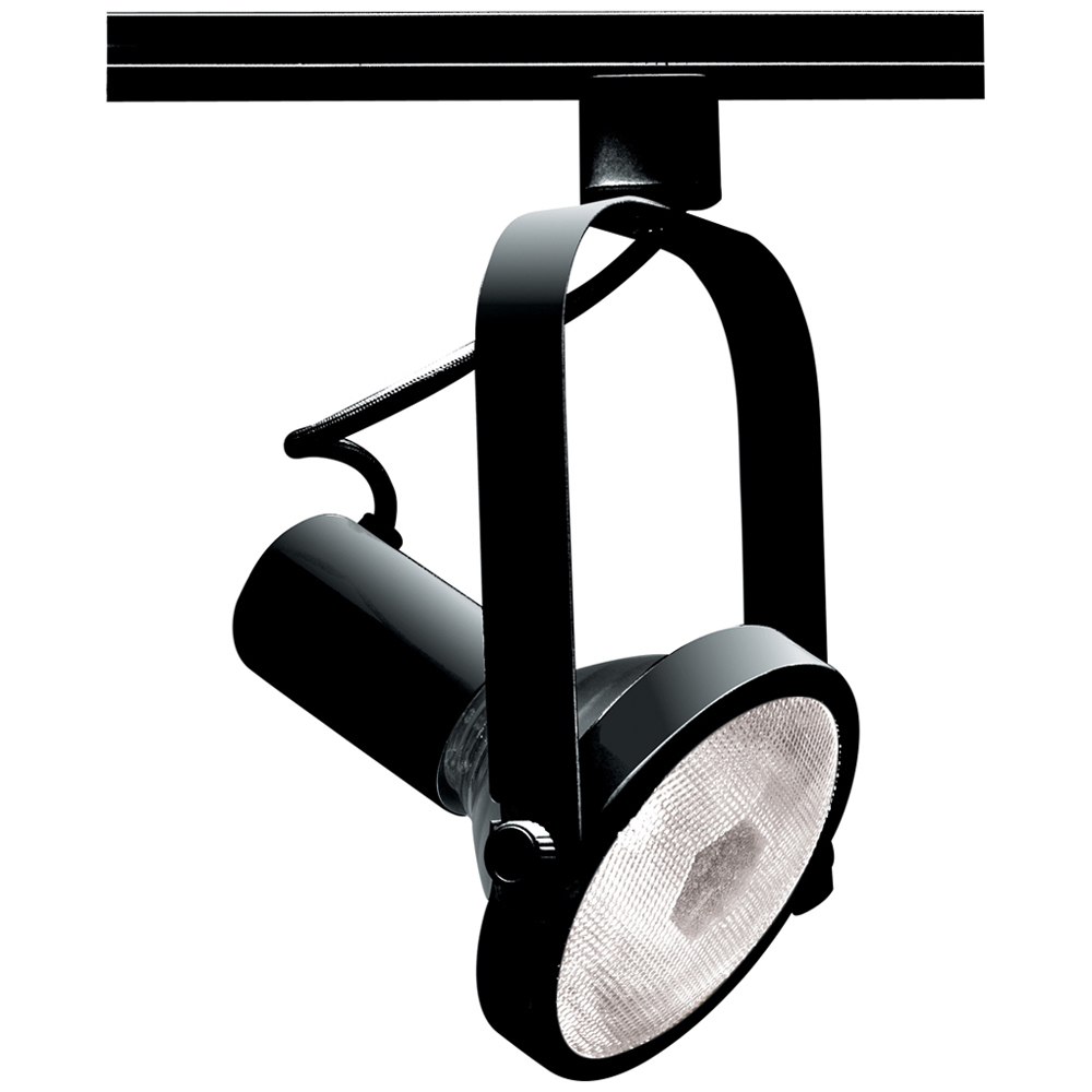 TH225 Transitional Track Lighting Head, Incandescent Lamp, 150 W Fixture, 120 V AC, Gimbal Ring Head, 10-1/2 in Max Extension