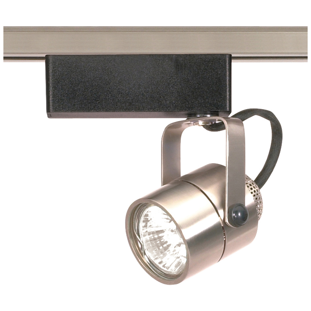TH309 Transitional Track Lighting Head, Halogen Lamp, 50 W Fixture, 120 VAC, Round Head, 6-1/2 in Max Extension