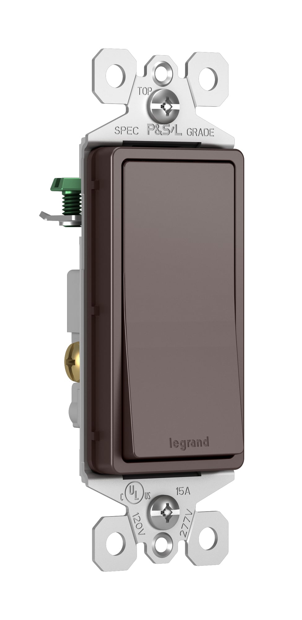 TM870DBCC10 radiant 15 Amp Single-Pole Switch, Dark Bronze