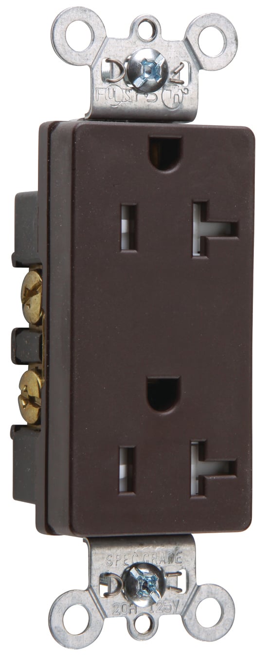 TR26352 CML TR DECO REC 20 Amp125V B+S WIRE BN
