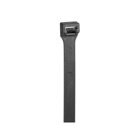 Heavy Duty Releasable Cable Tie, Black Polyamide (Nylon 6.6) for Temperatures up to 85 Degrees Celsius (185 F), Weather and Ultraviolet Resistant for Indoor and Outdoor Applications, Releasable and Reusable, Length of 546mm (21.5 Inches), Width of 13.2mm (0.519 Inches), Tensile Strength Rating of 1120 Newtons (250 Pounds)