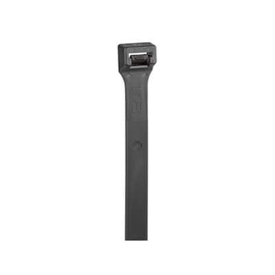 TYL546MX Ty-Fast Heavy Duty Releasable UV-Resistant Weather-Resistant Cable Tie, 21-1/2 in L x 0.519 in W, Nylon/Polyamide 6.6, Black