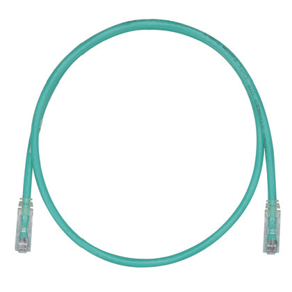 UTPSP18MGRY PanNet TX6 Plus Patch Cord, Cat 6, 24 AWG U/UTP Copper Conductor, RJ45 Modular Plug Connector, 18 m L Cord