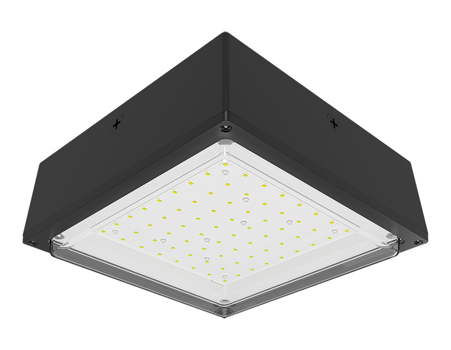VANLED40N Standard Canopy Lighting, 39 W Fixture, 120/208/240/277 V AC, Bronze Housing