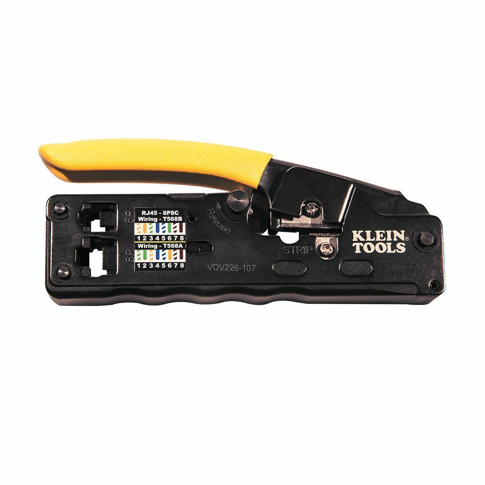 VDV226-107 Compact Ratcheting Modular Crimper, 28 to 22 AWG Cable/Wire