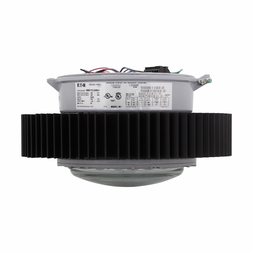VMV17L/UNV1 Champ Explosionproof Type V Luminaire,) LED Lamp, 168 W Fixture, 120 to 277 VAC, Corro-Free Epoxy Powder Coated Housing