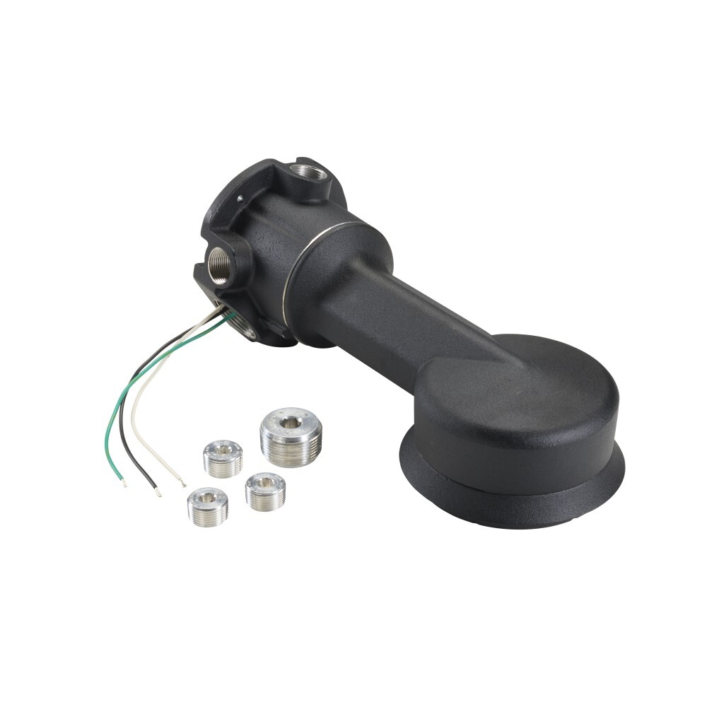 WMXC-SB B Series 90 deg Wall Mount Kit, For Use With 121X, 24XST, 27XL and 27XST Series Explosion Proof Light, Black Oxide