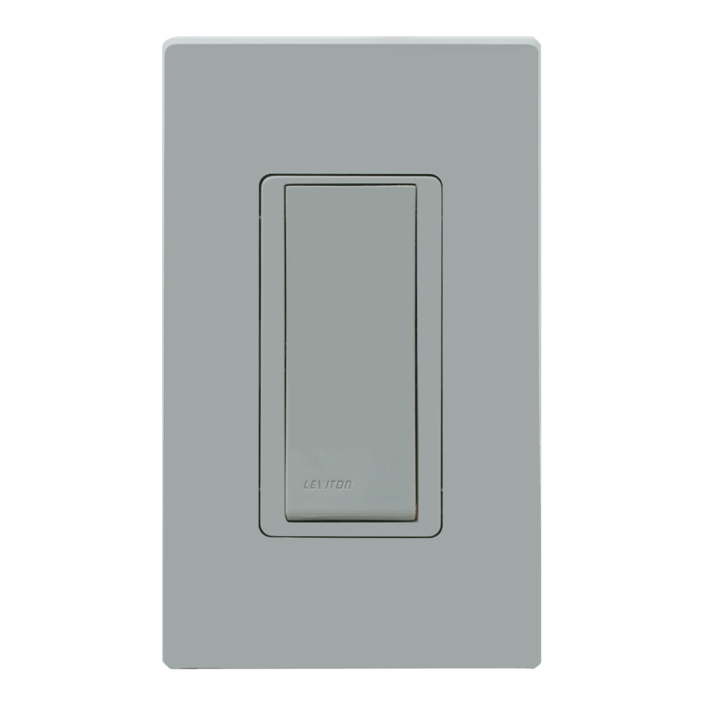 WSS0S-S9G Decora LevNet RF 1-Gang 1-Rocker Self-Powered Wireless Remote Switch, 902 MHz
