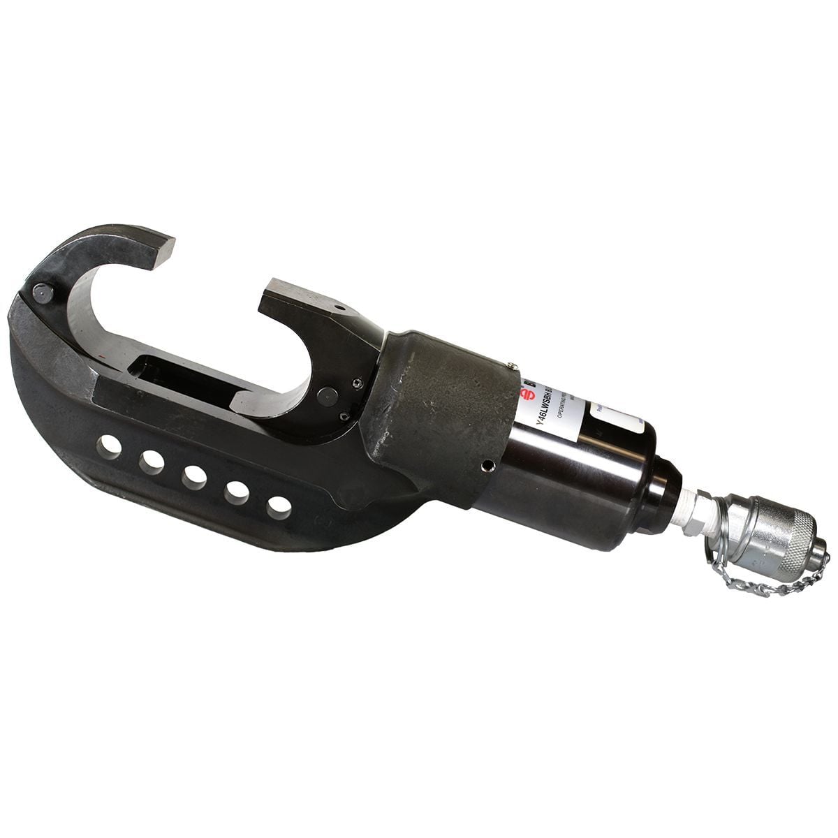 Y46LWSBH Hand Operated Male Coupler Hydraulic Crimping Tool, Over Molded Handle, 2 in Jaw Opening, 15 ton Shearing Capacity, 8 AWG to 1500 kcmil, 8 AWG to 1250 kcmil Wire