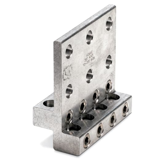 ZBT-2023 Pad Mount Transformer Spade Connector, (4) 12 AWG to 350 kcmil, Aluminum