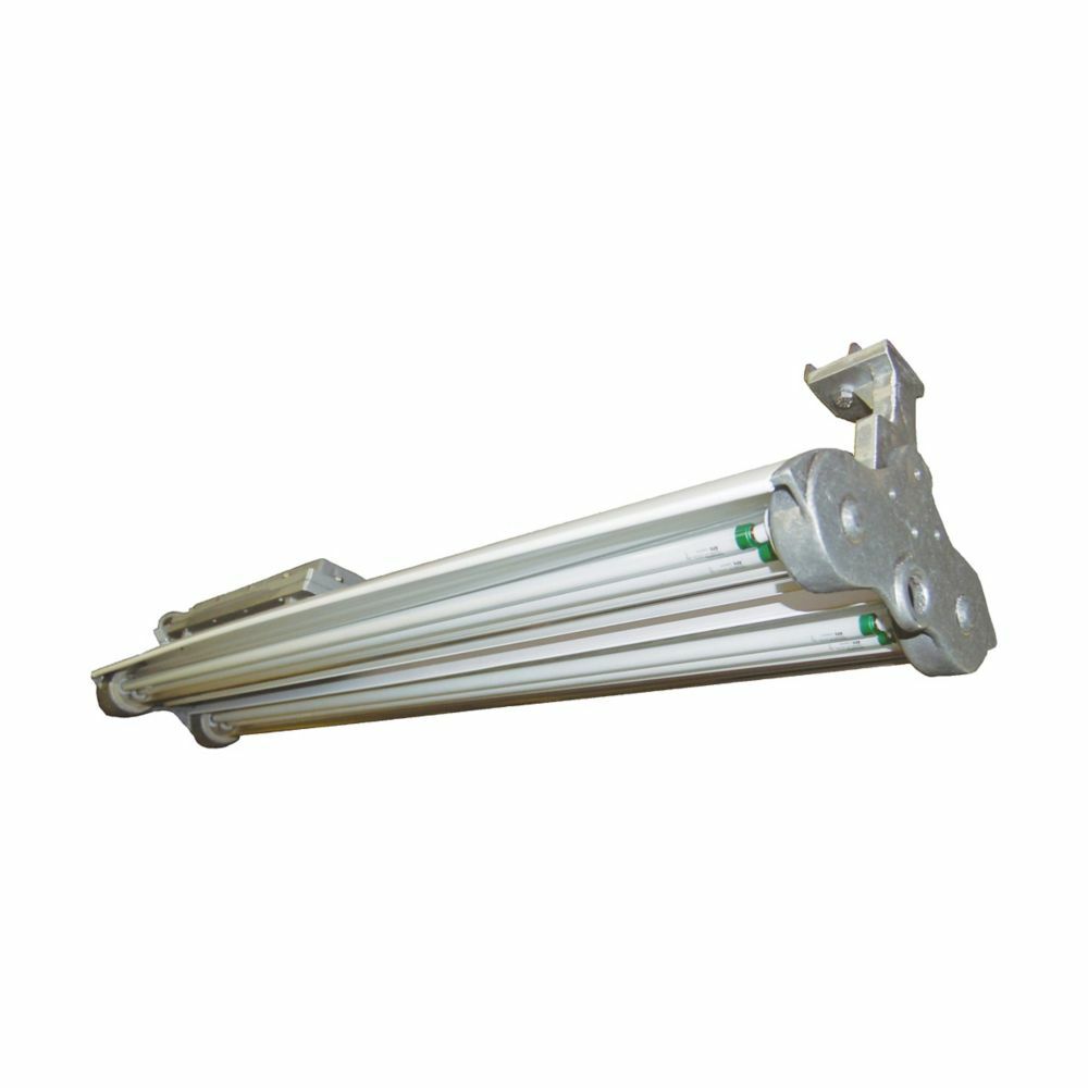 ZP42873 ZP Series Explosionproof Performer Linear Luminaire, (2) T12HO Lamp, 120 to 277 VAC, Natural Housing