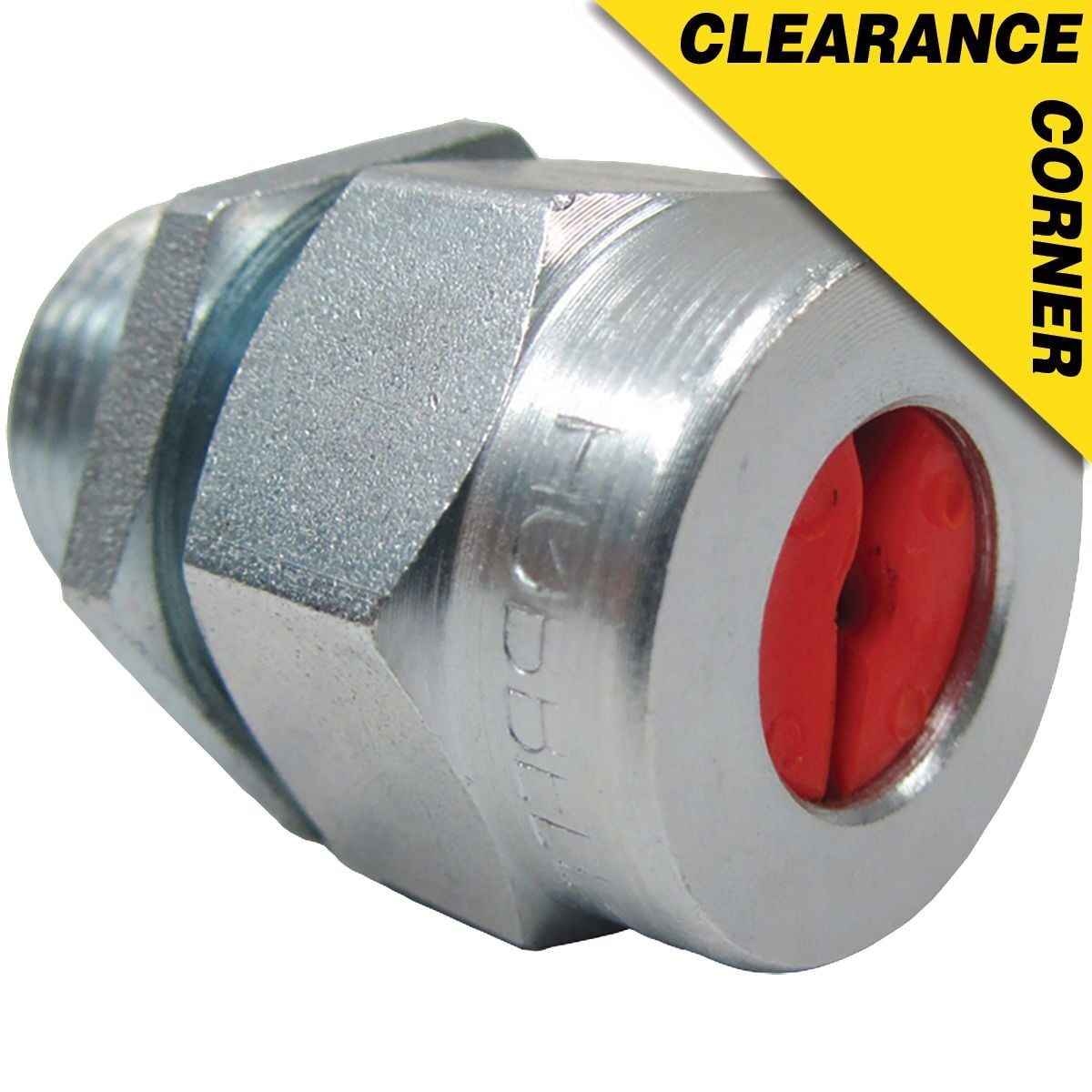 ZS202ZP Z Series Straight Cord Connector, 3/4 in Trade, 0.125 to 0.187 in Cable Openings, Malleable Iron/Steel, Natural/Zinc Electro Plated
