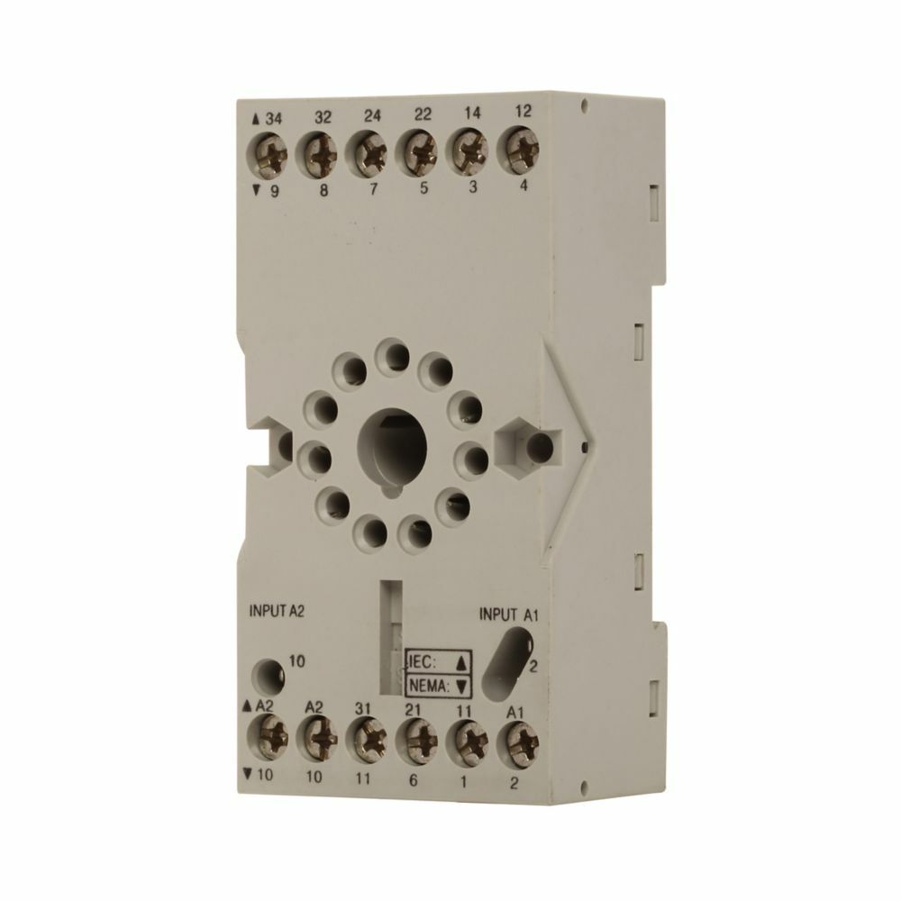 D3PAL11 Relay Socket, 300 V AC, 12 A, For Use With D3PR3/D3PF3 and D3PR5 Relays, 11 Pin