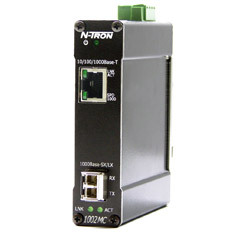1002MC Gigabit Industrial Media Converter, LC 550m