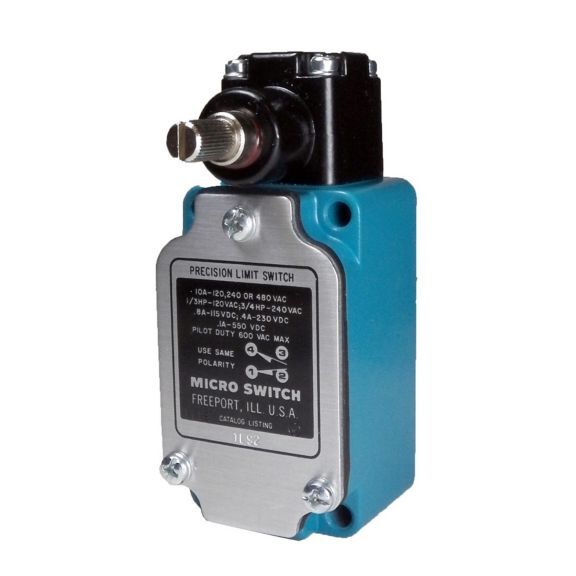8LS1 LS Series Compact Limit Switch, 480 VAC, 10 A, 1CO SPDT Contact, 1 Poles