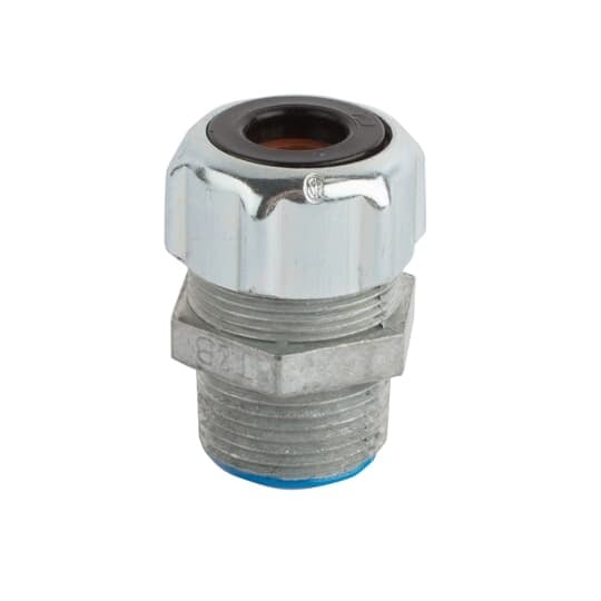 035-72775-22 T&B Liquidtight Strain Relief Cord Connector, 1-1/2 in Trade, 1.065 to 1.205 in Cable Openings, Die Cast Zinc
