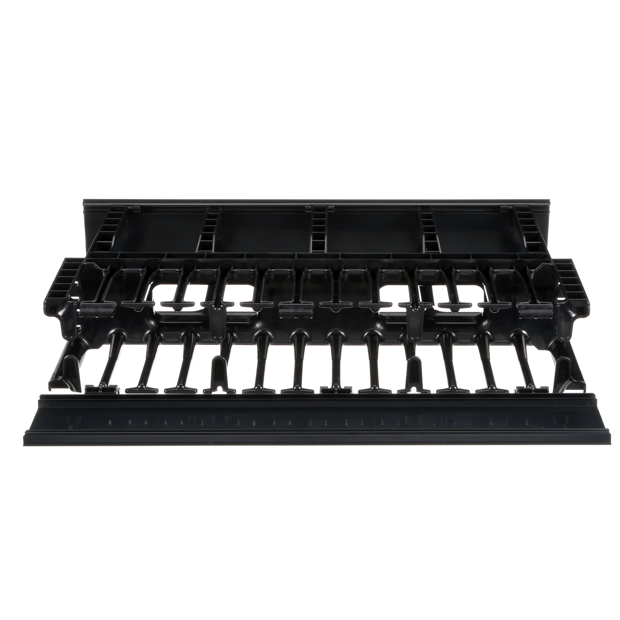 NetManager HC Horizontal Dual-Sided Manager, 2RU, Black