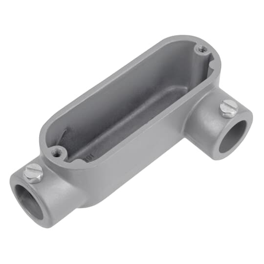 BLL-1 Red Dot Type LL Conduit Body, 1/2 in Hub, Die Cast Aluminum