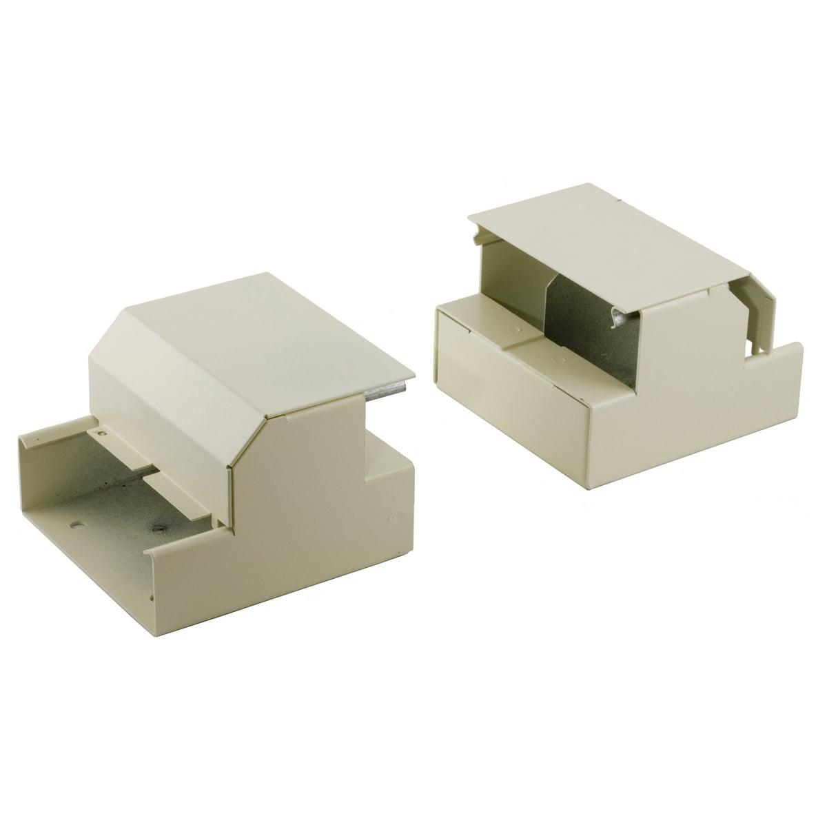 HBL4775DKITIV Standard Bridge Fitting, For Use With HBL4750 Series Metal Raceways, NEMA 1 Enclosure, Rolled Steel, Ivory