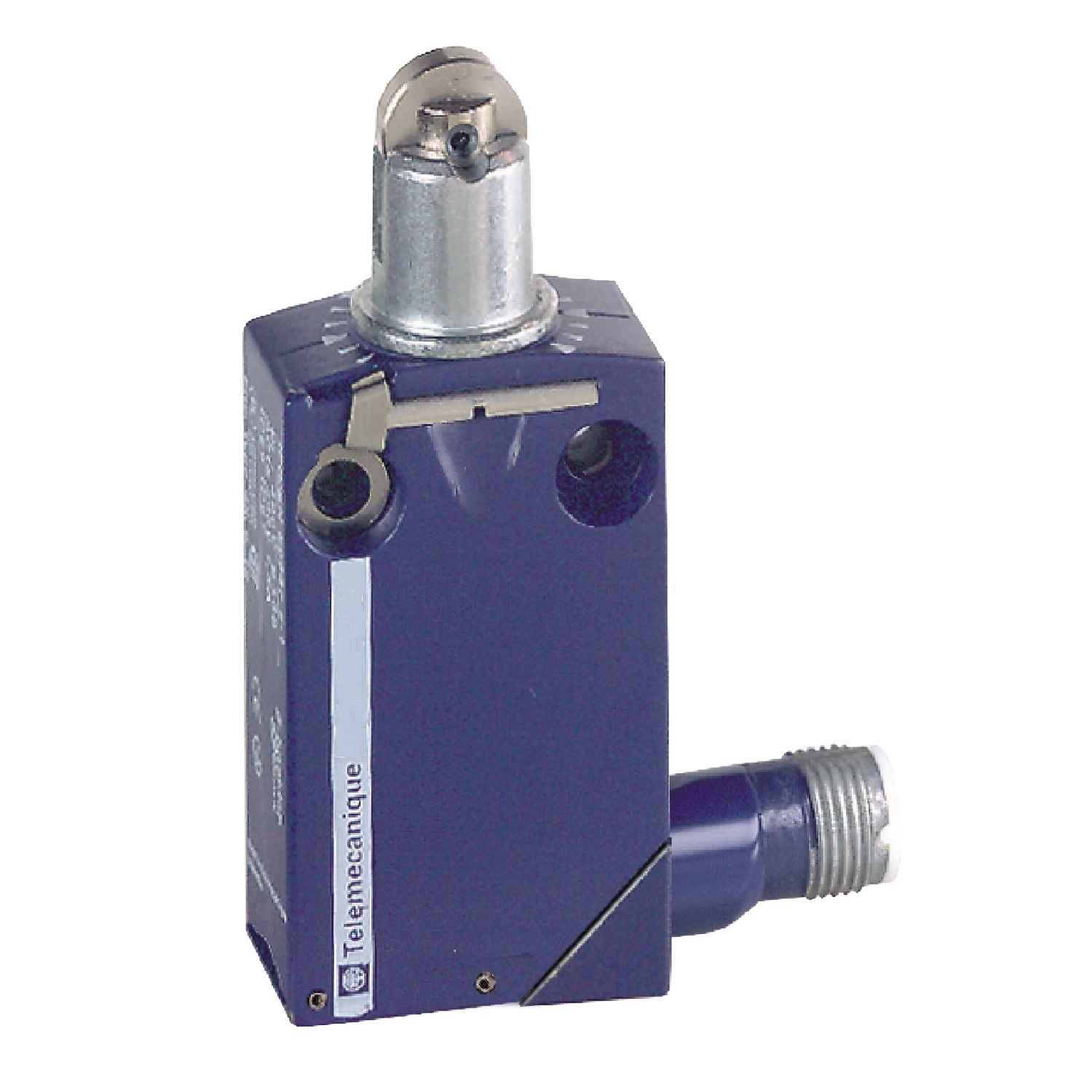 XCMD2102C12 OsiSense XC Fixed Standard Plunger Actuated Limit Switch, 50 V AC/DC, 4 A, Spring Return Roller Plunger Actuator, 1NO-1NC Contact, 2 Poles