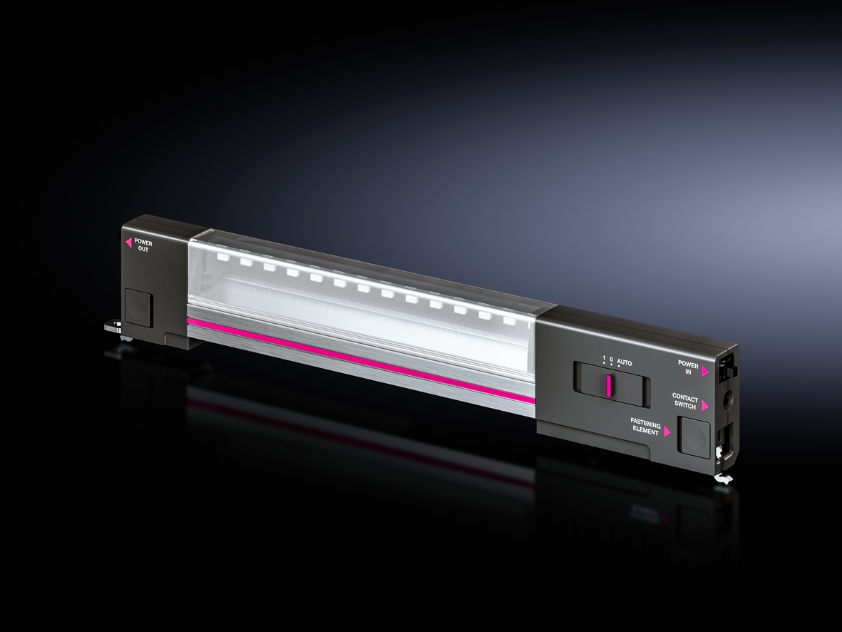 2500110 Straight LED System Light, 100 to 240 V AC, (1 Lamp, Extruded Aluminum