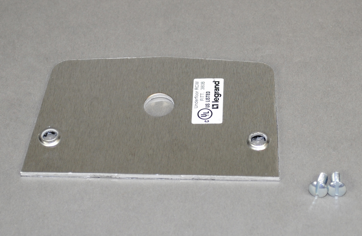 500SP-2 Single Opening Faceplate, 2 in Dia, 4-1/2 in L x 2-5/8 in W, Die Cast Aluminum