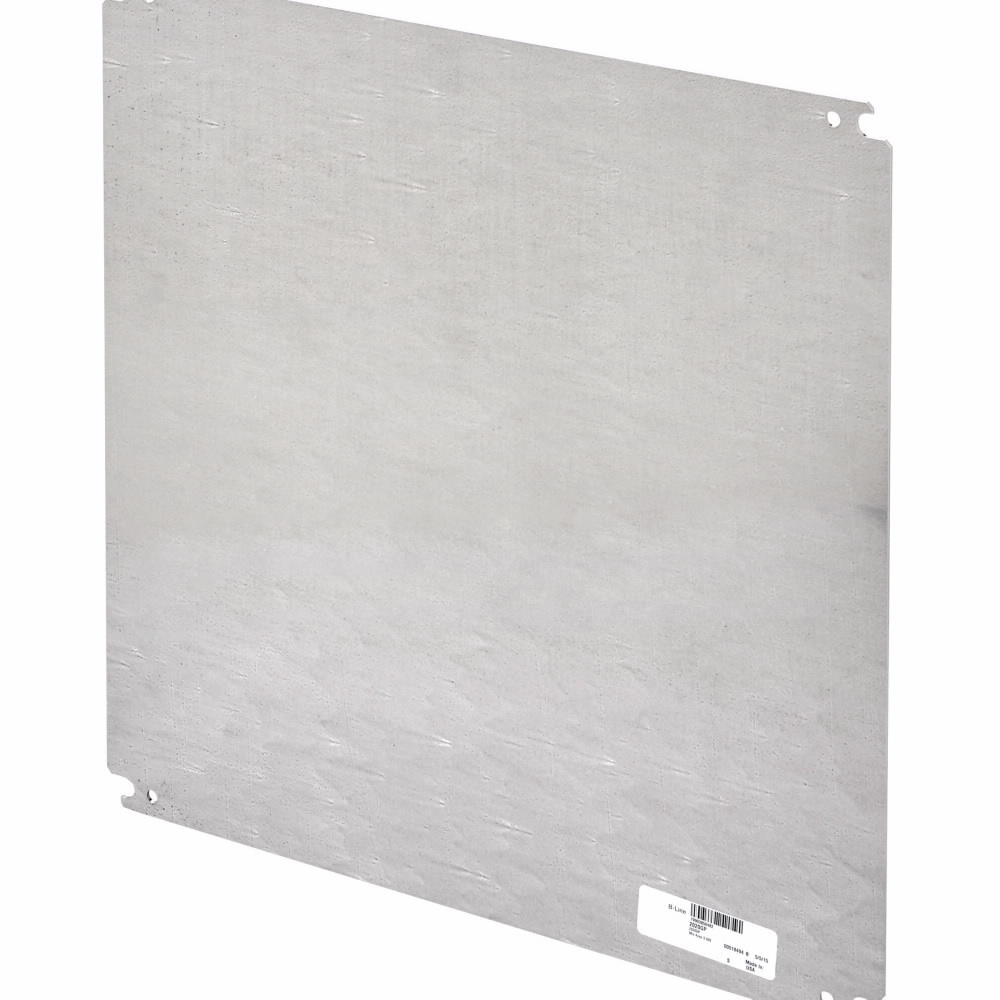 1616P Square Enclosure Panel, 14 in W x 14 in H, Steel, White