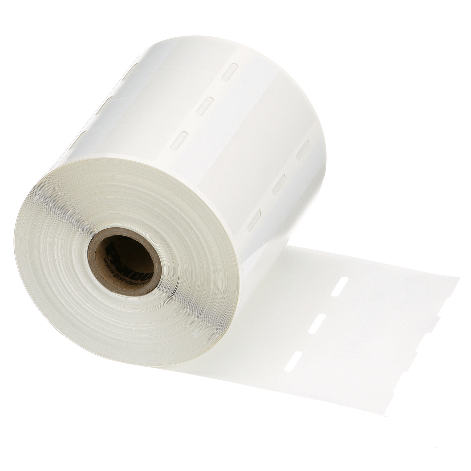 S100X150VA1Y Pan-Code Self-Laminating Printer Label, 1-1/2 in L x 1 in W, BLANK Legend, White, Vinyl