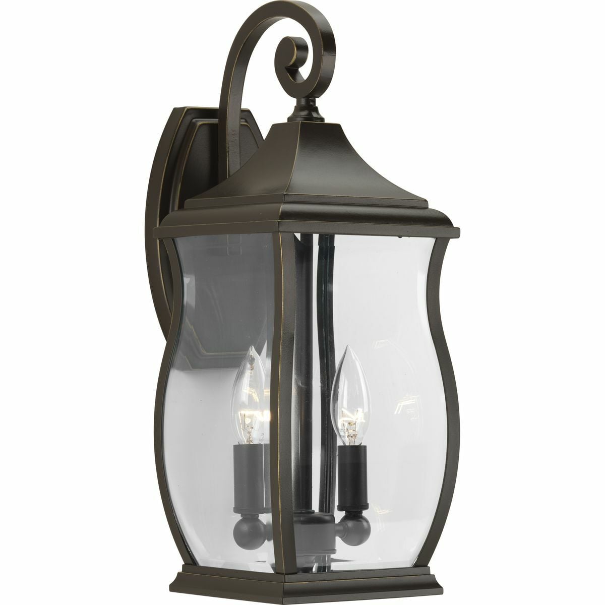 P5693-108 Township Medium Pre-Wired New Traditional/Formal Wall Lantern, 60 W, E12 Incandescent Lamp