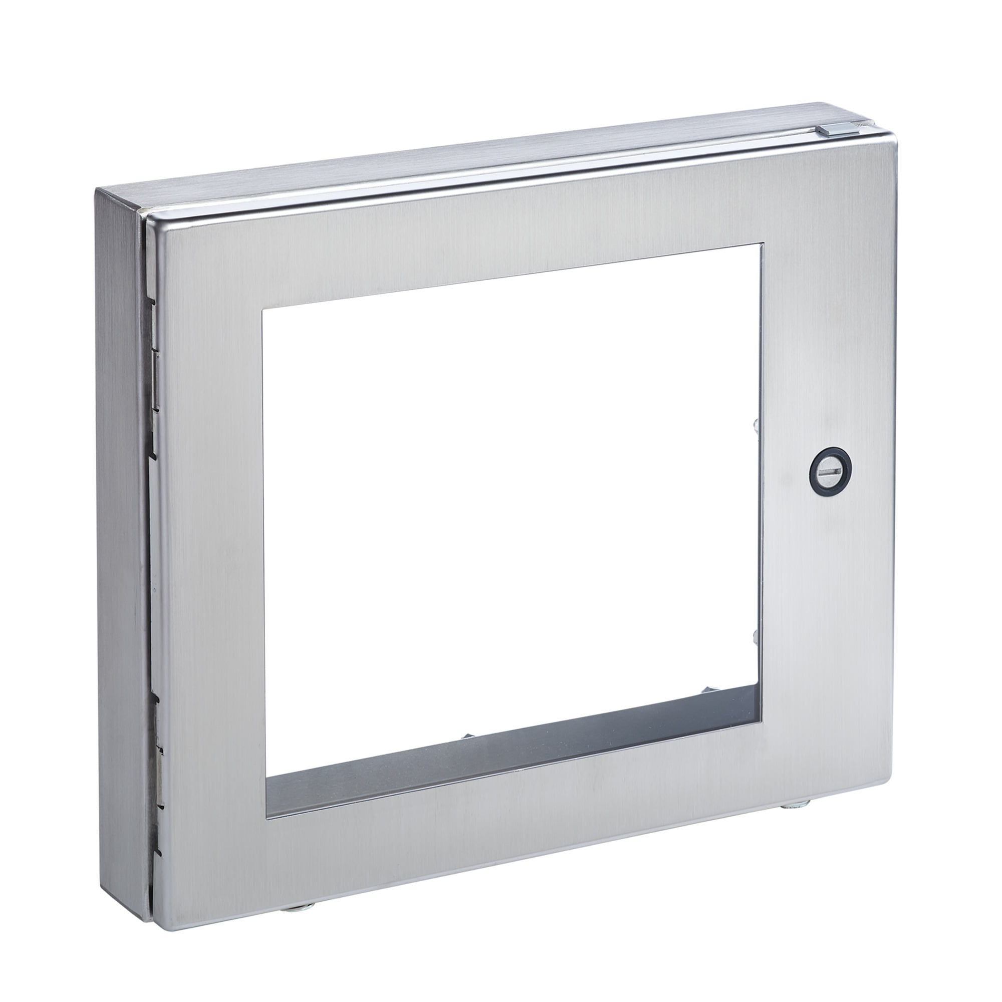 AWDH1612N4SS A80SW Deep Hinged Window Kit, 10.68 in H x 3.41 in W, 14.19 in H x 8.14 in W x 2.73 in D, 316 Stainless Steel, Brushed