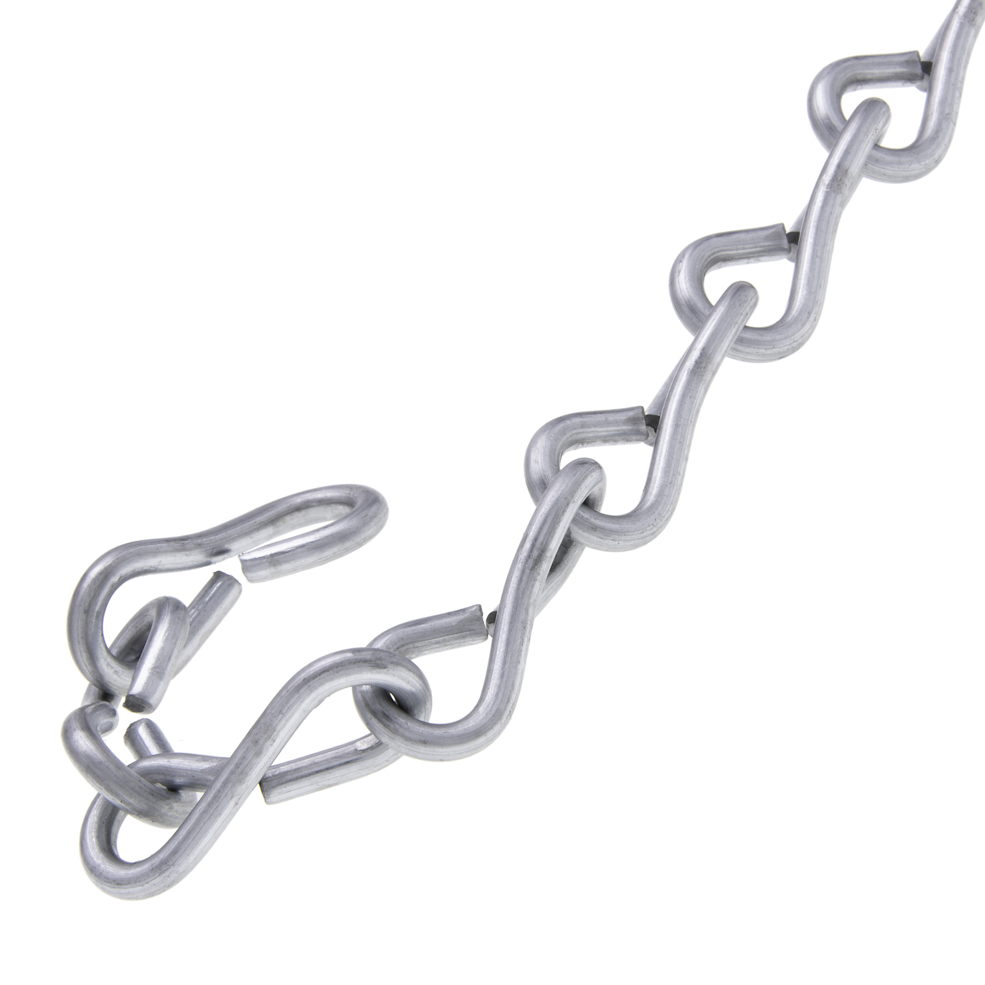JC12CSS Metallics Jack Chain, #12, 29 lb, 18-8, Stainless Steel