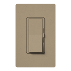 Diva Dimmer - Satin Finish, Electronic Low-Voltage, Single-pole, 120V/300W in mocha stone