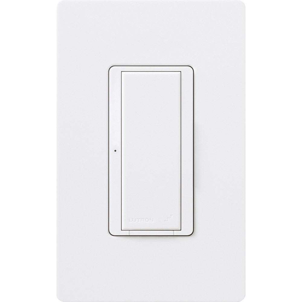 RRD-8ANS-WH Maestro RF Switch for RA2Select/RA3, 8 Amp Light/5.8 Amp Motor, 1 Pole/Multi-Location, Neutral Required, 120V, White