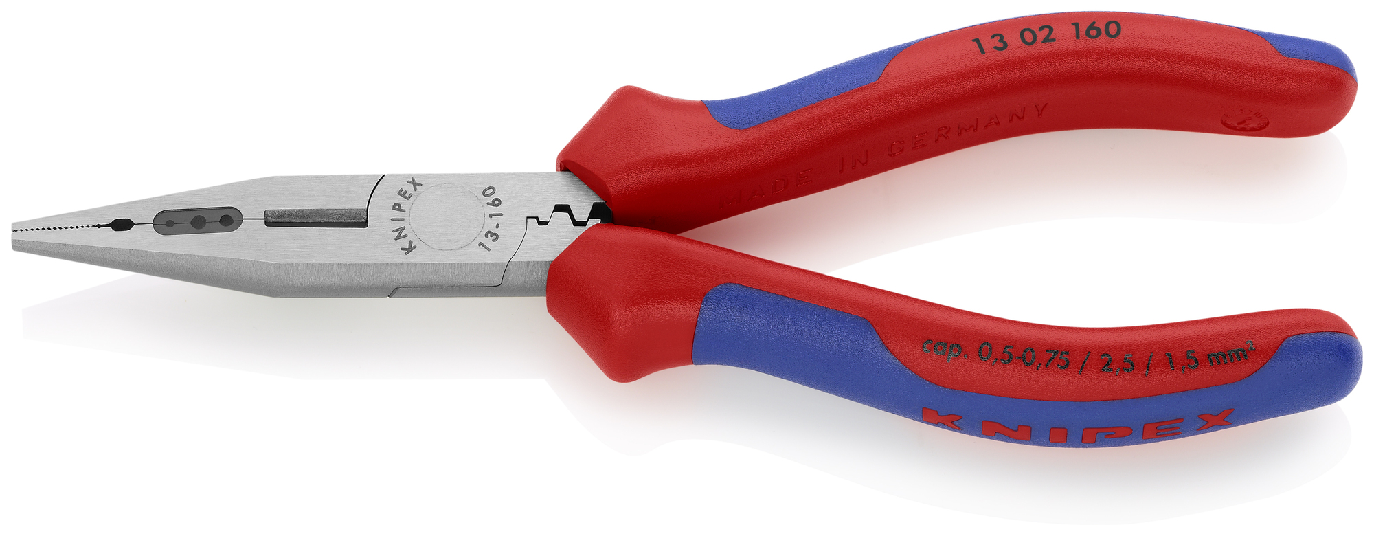 4-in-1 Electricians' Pliers-Metric Wire, 6 1/4 in., Multi-Component, Bulk