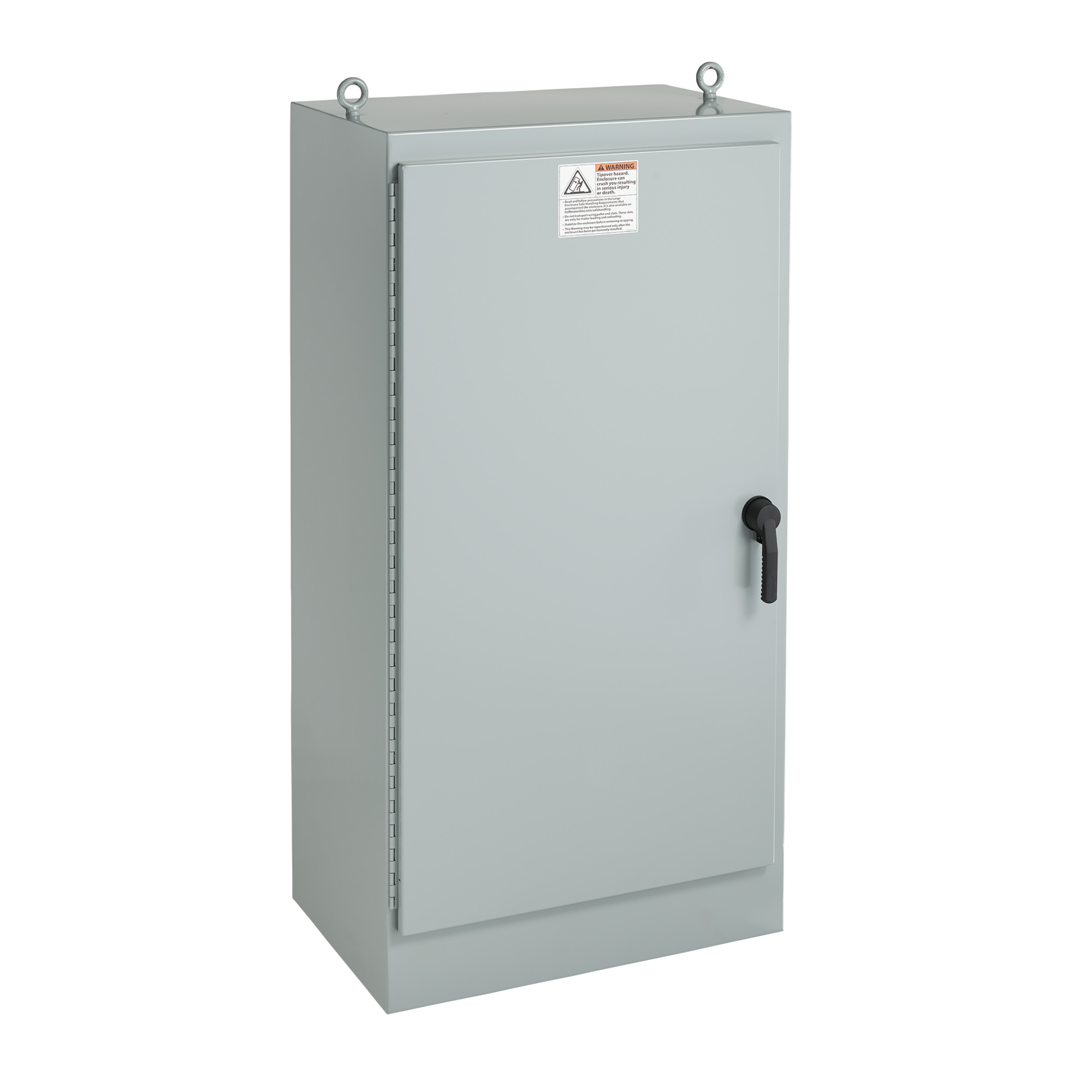 A72H3124FS3PT A4L3 1-Door Large Enclosure, 72.06 in L x 31.06 in W x 24.06 in D, NEMA 4/IP66 NEMA Rating, Steel
