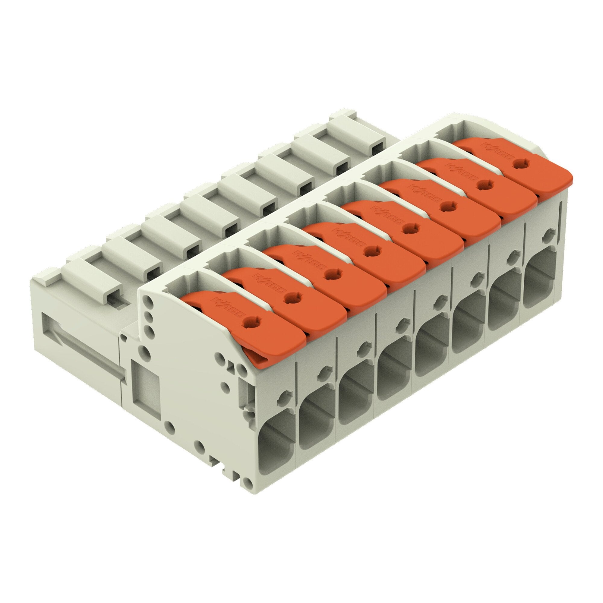 831-1208 Push-In 1-Conductor Male Connector, 800 V, 41 A, 20 to 8 AWG Wire, 1 Poles