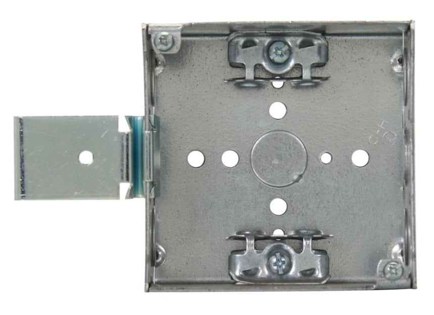 TP431SSB TP Welded Outlet Box, Steel, 30.3 cu-in Capacity, (8) Knockouts, 4 in H x 4 in W x 2-1/8 in D