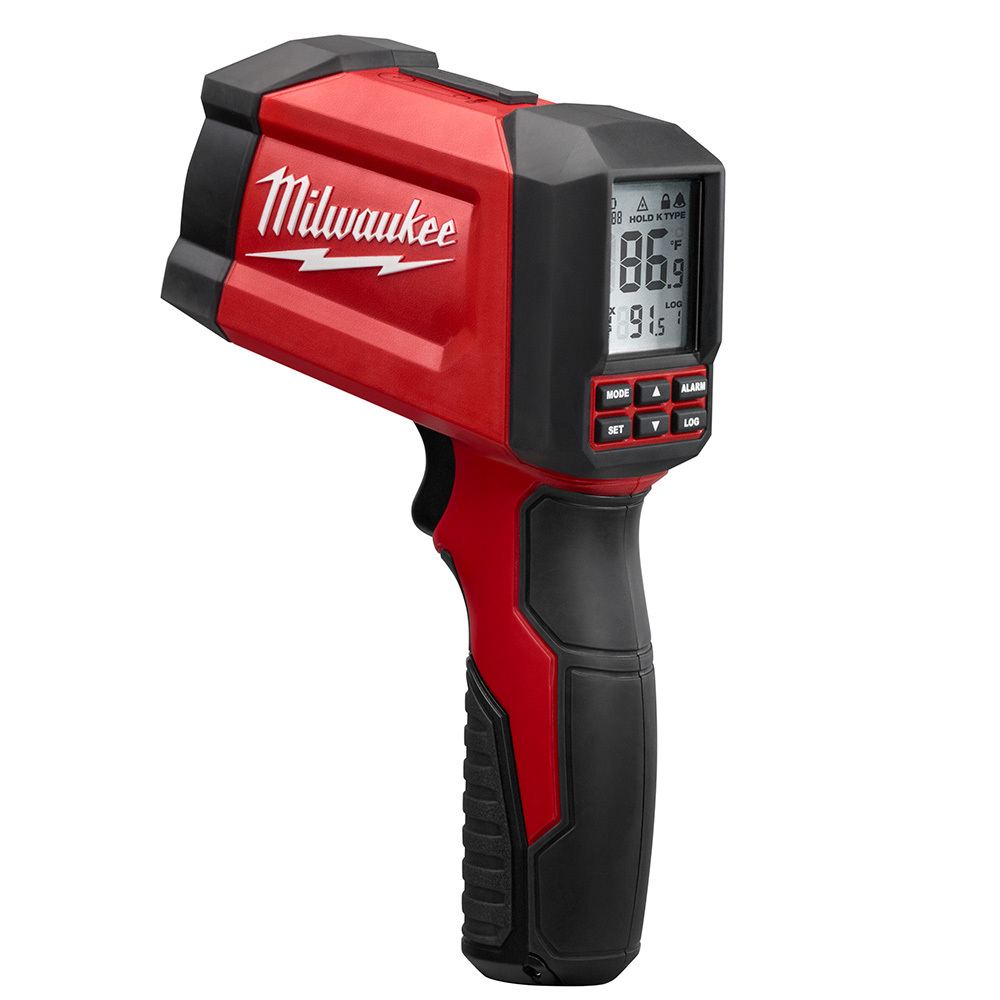 2269-20 Infrared Thermometer, -22 to 1022 deg F, +/-2 % Accuracy, 30:1 Focus Spot, 0.1 to 0.99 by 0.01, 9V Battery