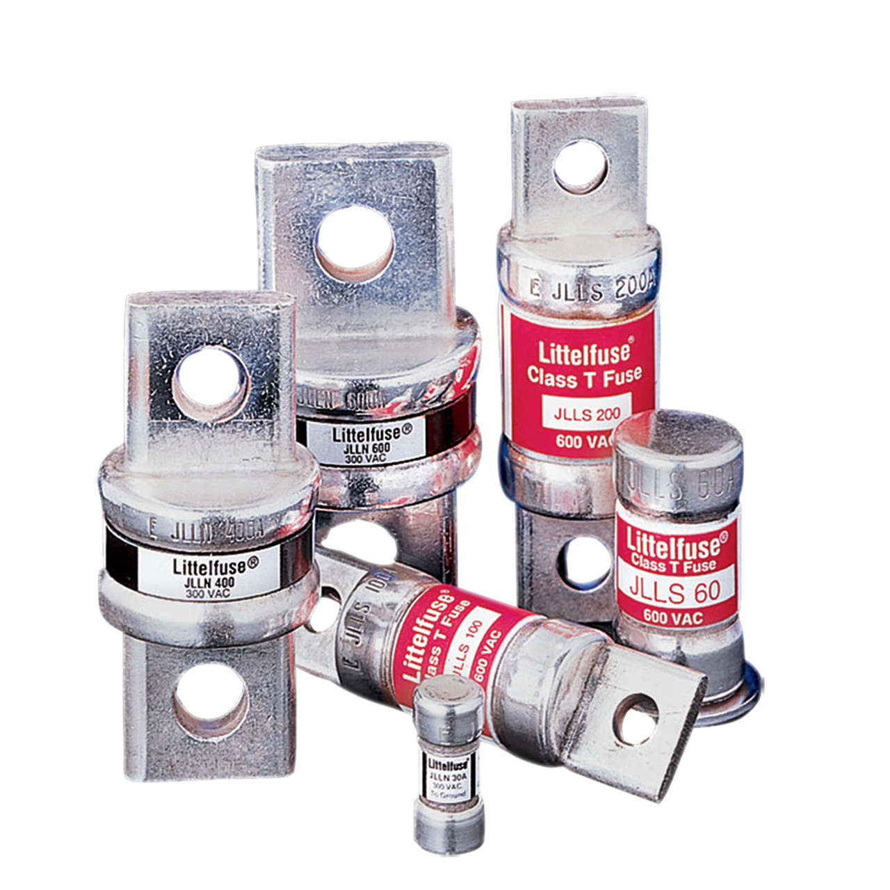 JLLS225 Powr-Gard Current Limiting Fast Acting Fuse, 225 A, 600 V AC/300 V DC, 20/200 kA Interrupt, T Class, Cartridge Body