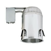 17001R Remodel Recessed Housing, Incandescent Lamp, Non-IC Insulation, 120 V AC, 6-1/4 in Ceiling Opening, Aluminum Housing