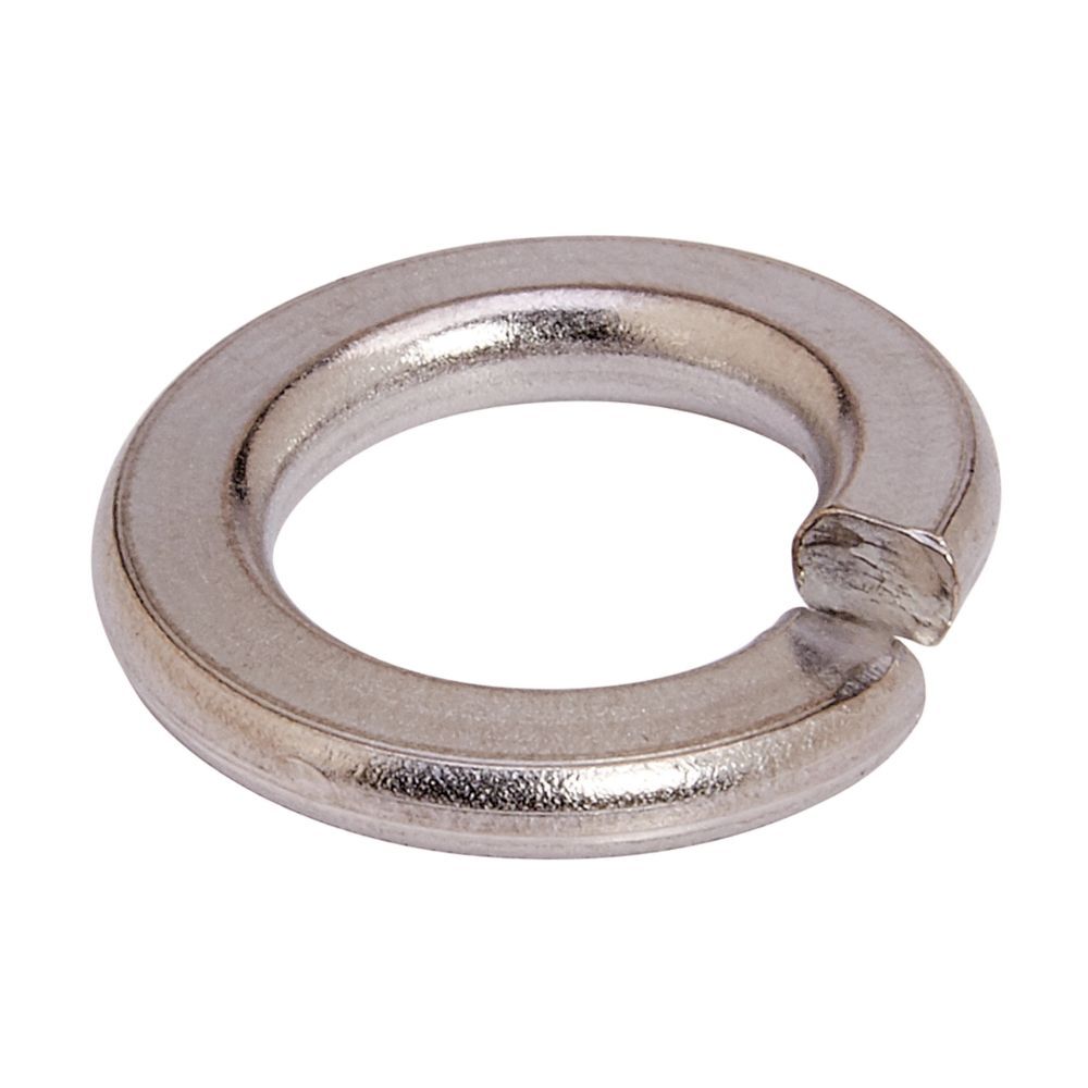 5/8LWZN Lock Washer, 5/8 in, Stainless Steel, Zinc Plated