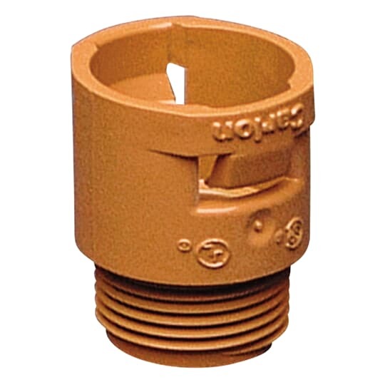 A343F Carlon Adapter, 1 in, Male Thread, PVDF