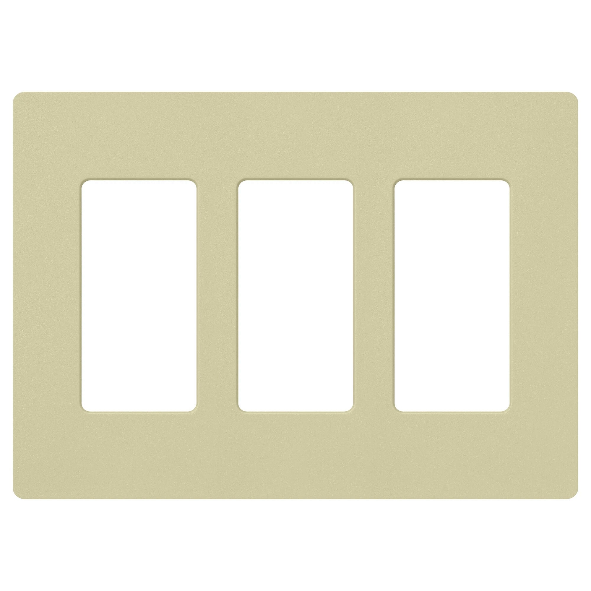 SC-3-SA Claro Wall Plate for Decorator-Style Dimmers, Switches, and Outlets, 3 Gang, Satin, Sage