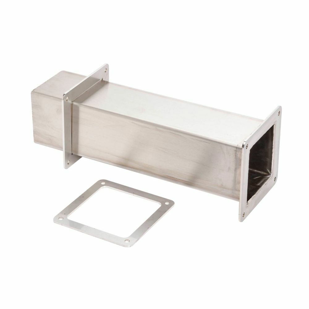 66-4XSFTF Adjustable Telescoping Fitting, 15-1/2 in L x 6 in W x 6 in H, 304 Stainless Steel, Gray