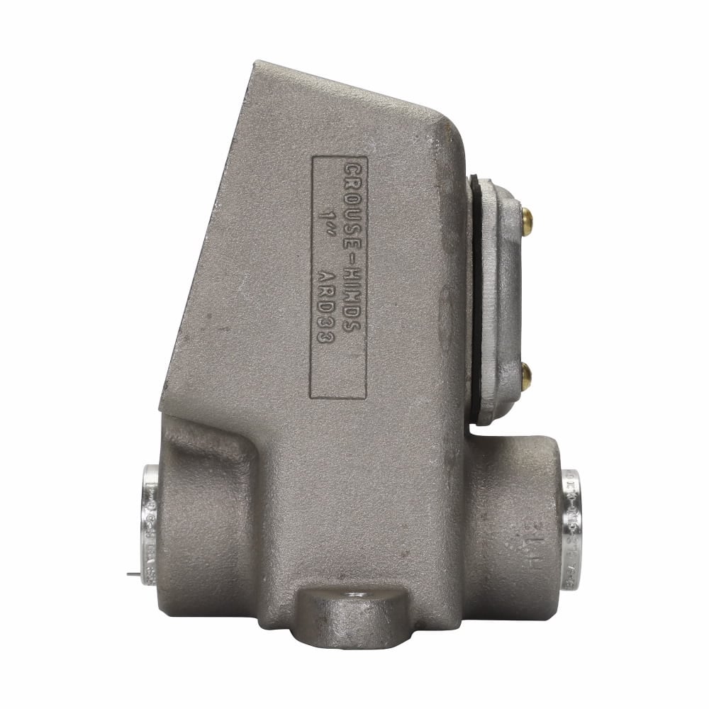 ARD56 Arktite 15 deg Feed Through Vertical Back Box, 5-3/4 in H x 4-1/4 in W x 7-1/16 in D, For Use With 60 A Receptacle and Motor Plugs, Cast Aluminum
