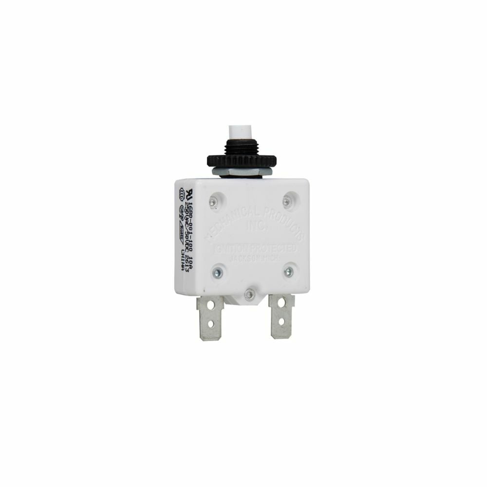 CB174-10 Type III Automotive Circuit Breaker, 250 V AC/32 V DC, 10 A, 200 kAIC Interrupt, 1 Poles