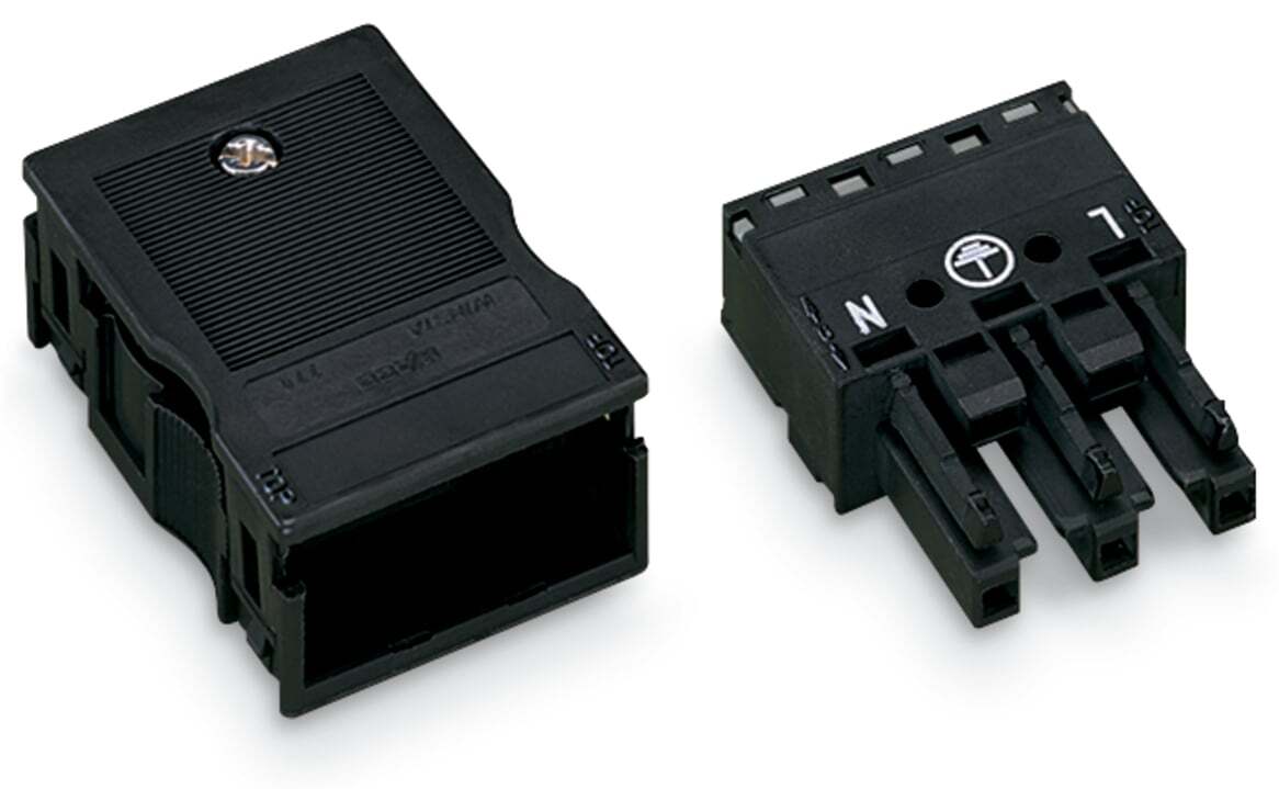 770-103 770 Strain Relief Socket, 3 Positions, 0.394 in, 20 to 12 AWG Wire, Polyamide 6.6