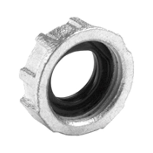 364-DC Bridgeport Conduit Bushing, 1-1/4 in Trade, Die-Cast Zinc, Ball Burnished/Mirror Smooth