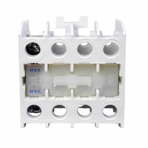 C320KGT9 Heavy Duty Auxiliary Contact, 600 V AC, 10 A, 2 Contacts, Silver Cadmium Alloy