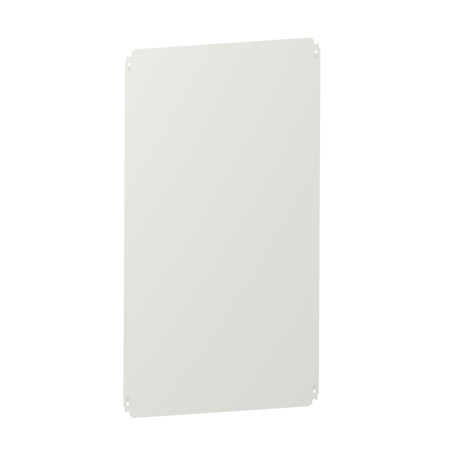 NSYMM106WH Plain Mounting Panel, Galvanized Steel, White